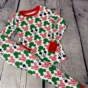 Disney Mickey Mouse Christmas pajamas youth 6/7